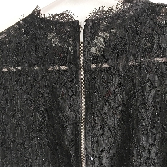 Zara Trafaluc lace embroidered blouse top L - Picture 5 of 8